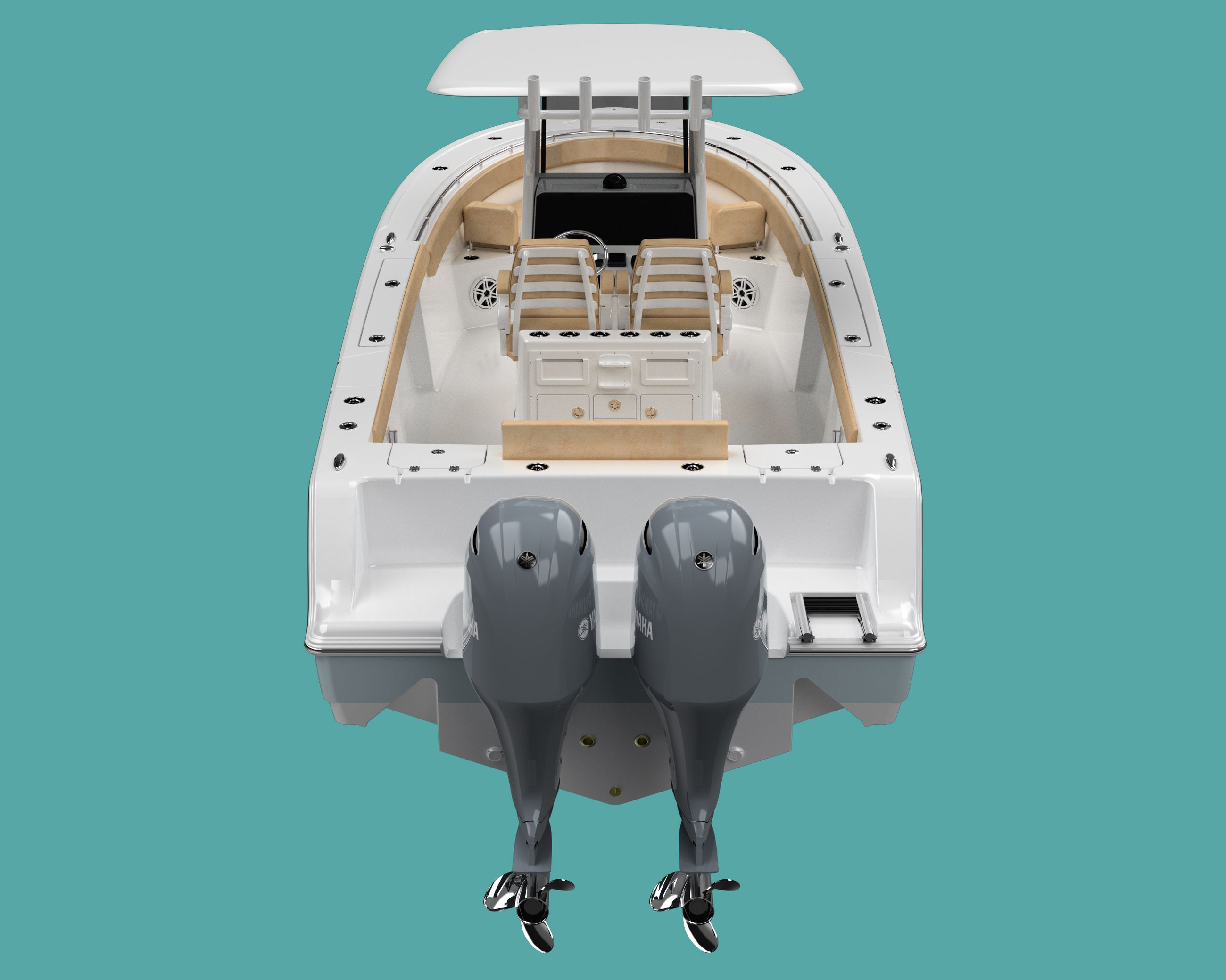 Detail image of the Open 262 Center Console
