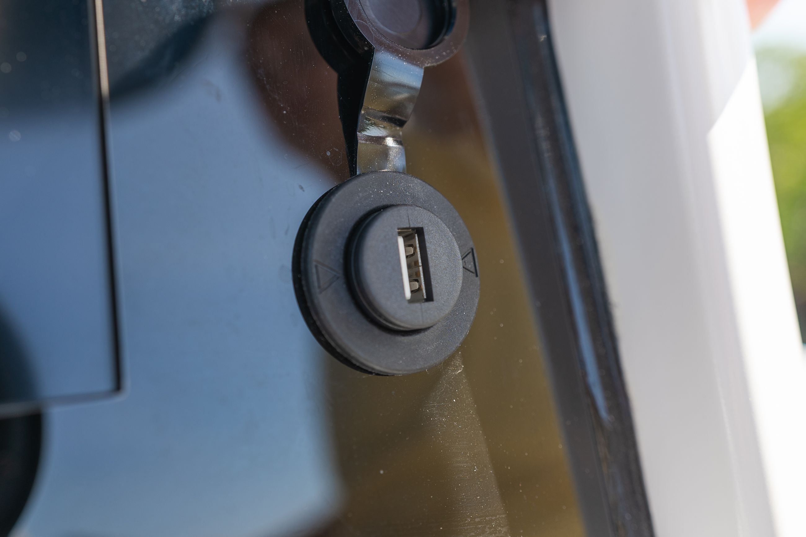 Detail image of USB Plug In-Dash & 12V Receptacle