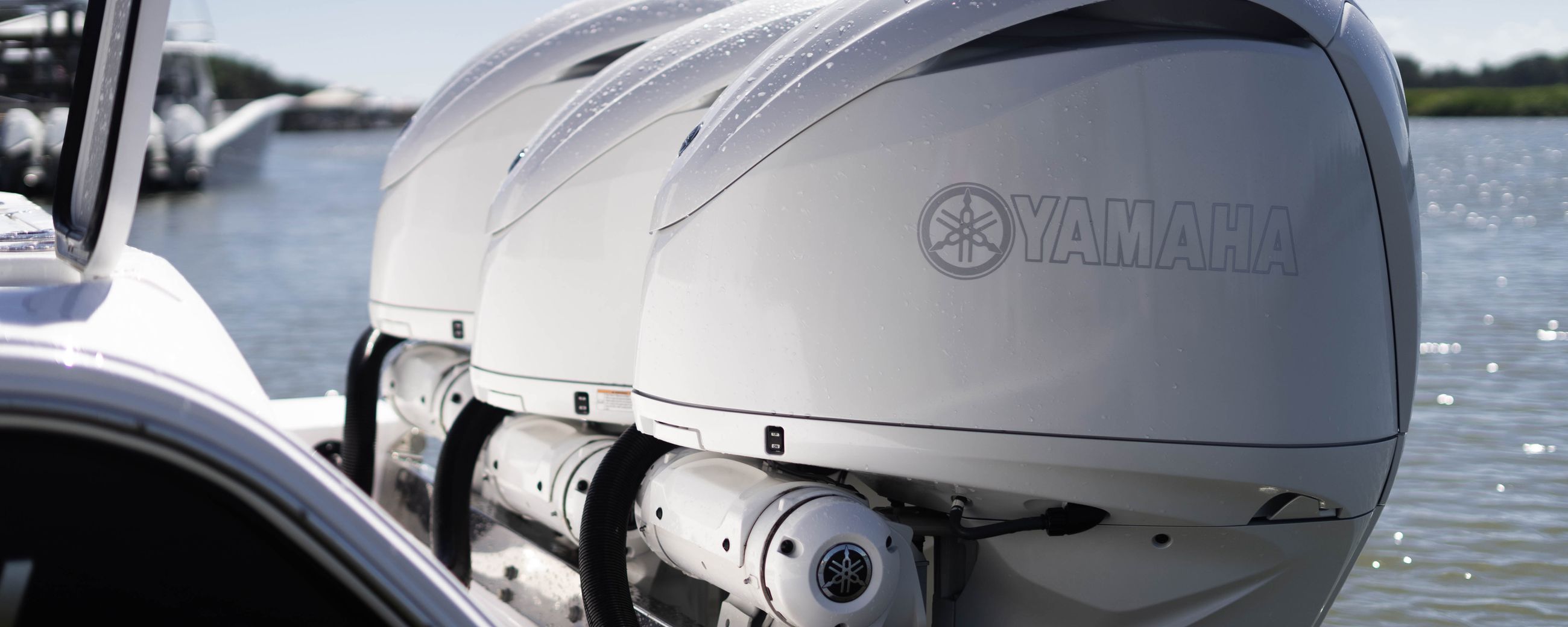 Yamaha engines on a Sportsman Boat