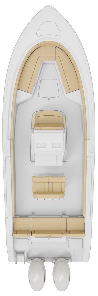 Overhead image of the 251-center-console