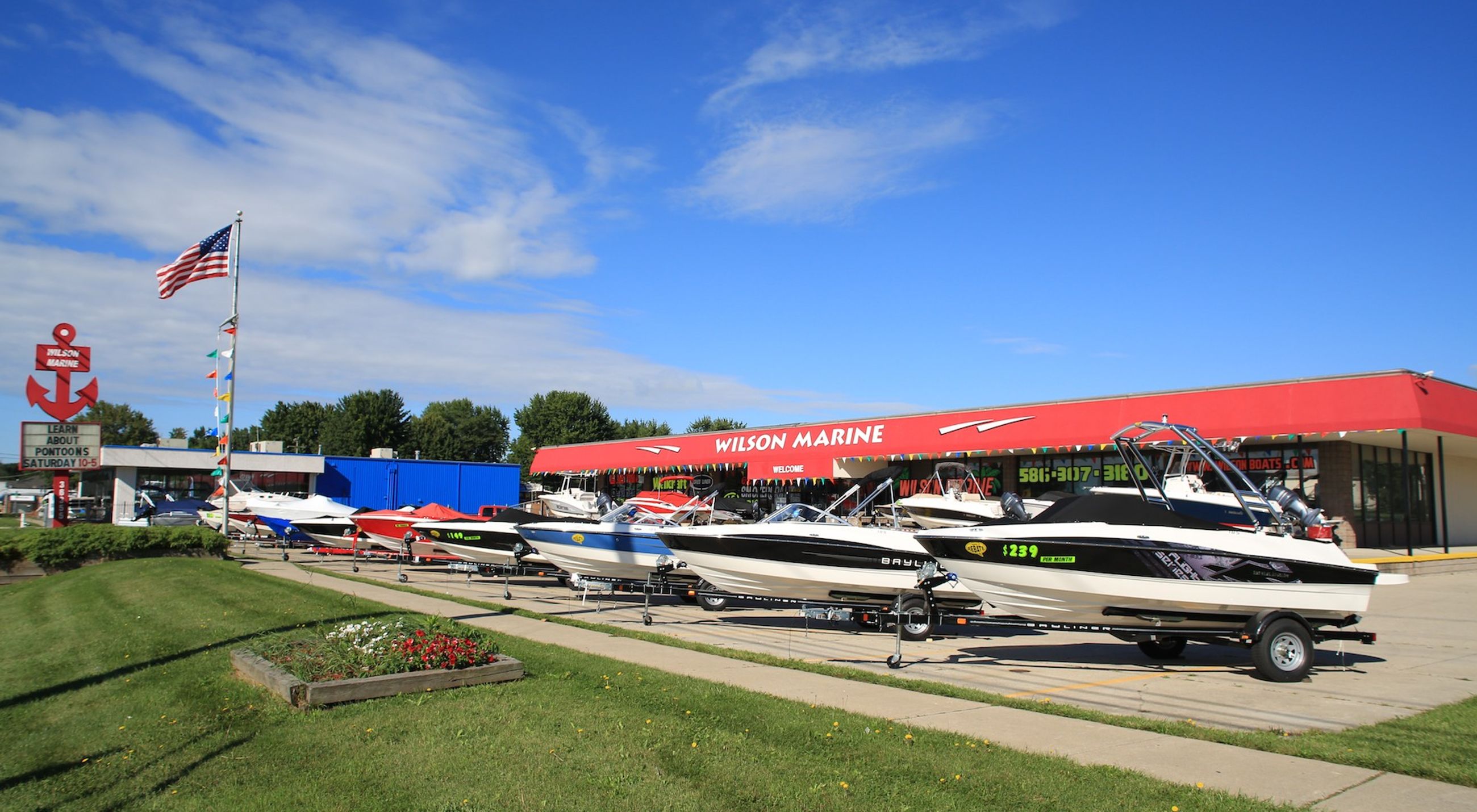 Store front image for the dealership located at Harrison Township, MI
