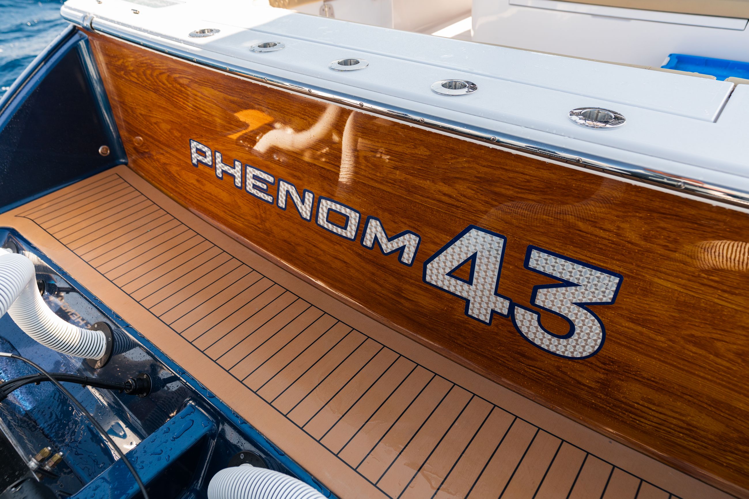 Large detail image of the Optional Faux Teak Packages