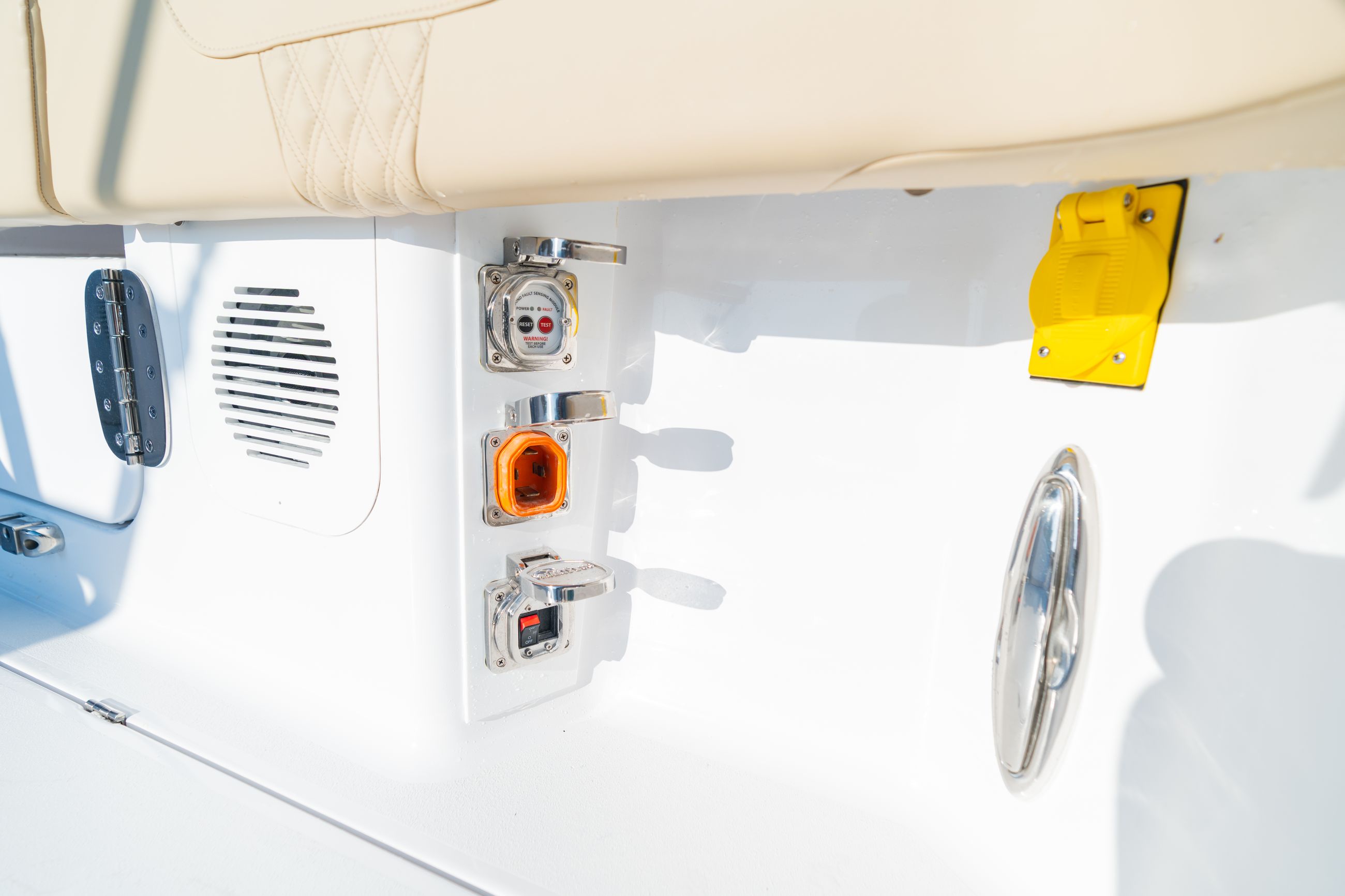 Large detail image of the Smart Plug ELCI 50 Amp Shore Power