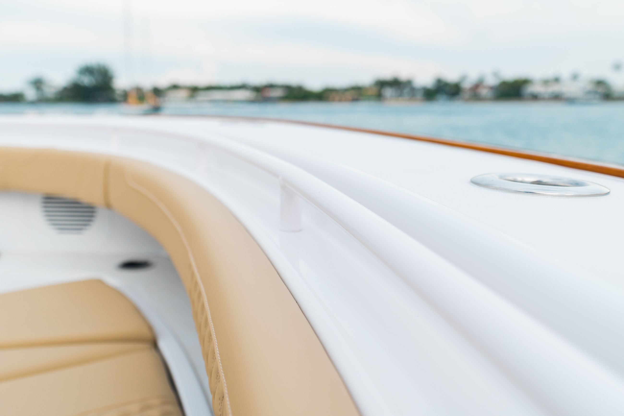 Large detail image of the Powder Coated Bow Handrails